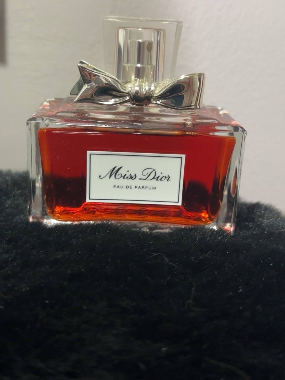 RARE Old formula Dior Miss Dior — Red Fragrant Eau de Parfum with Silver Bow